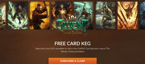 A free Keg and a free copy of The Witcher: Enhanced Edition : .